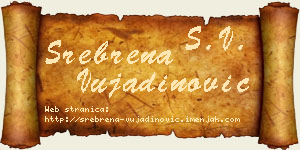 Srebrena Vujadinović vizit kartica